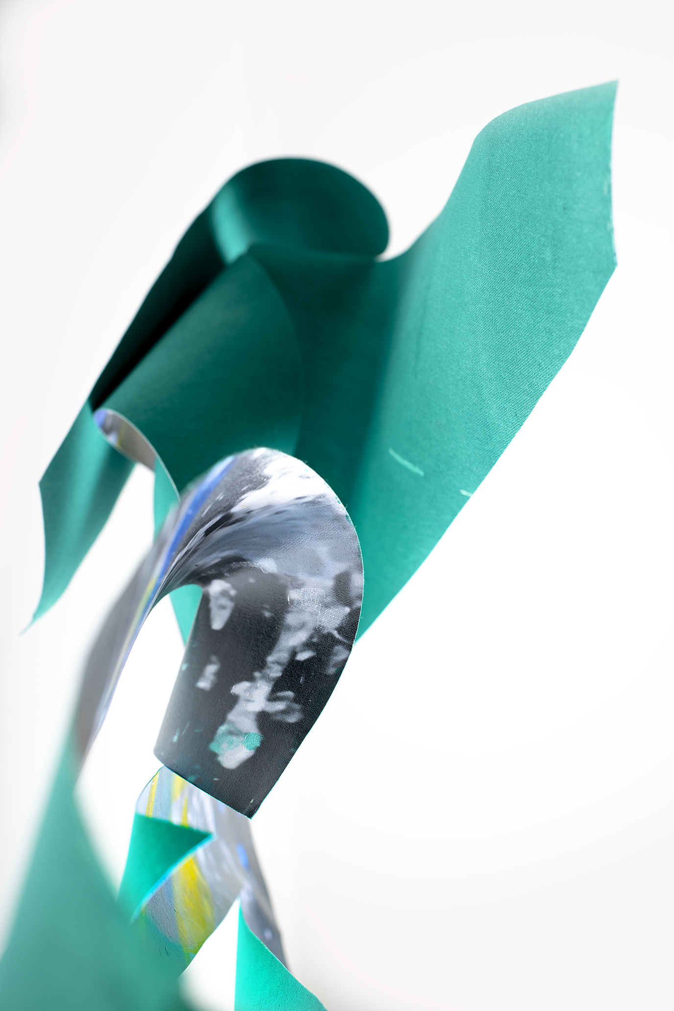 Algorhythmia (2021) — Digital image on canvas, photographic rug by Anne Scott Wilson