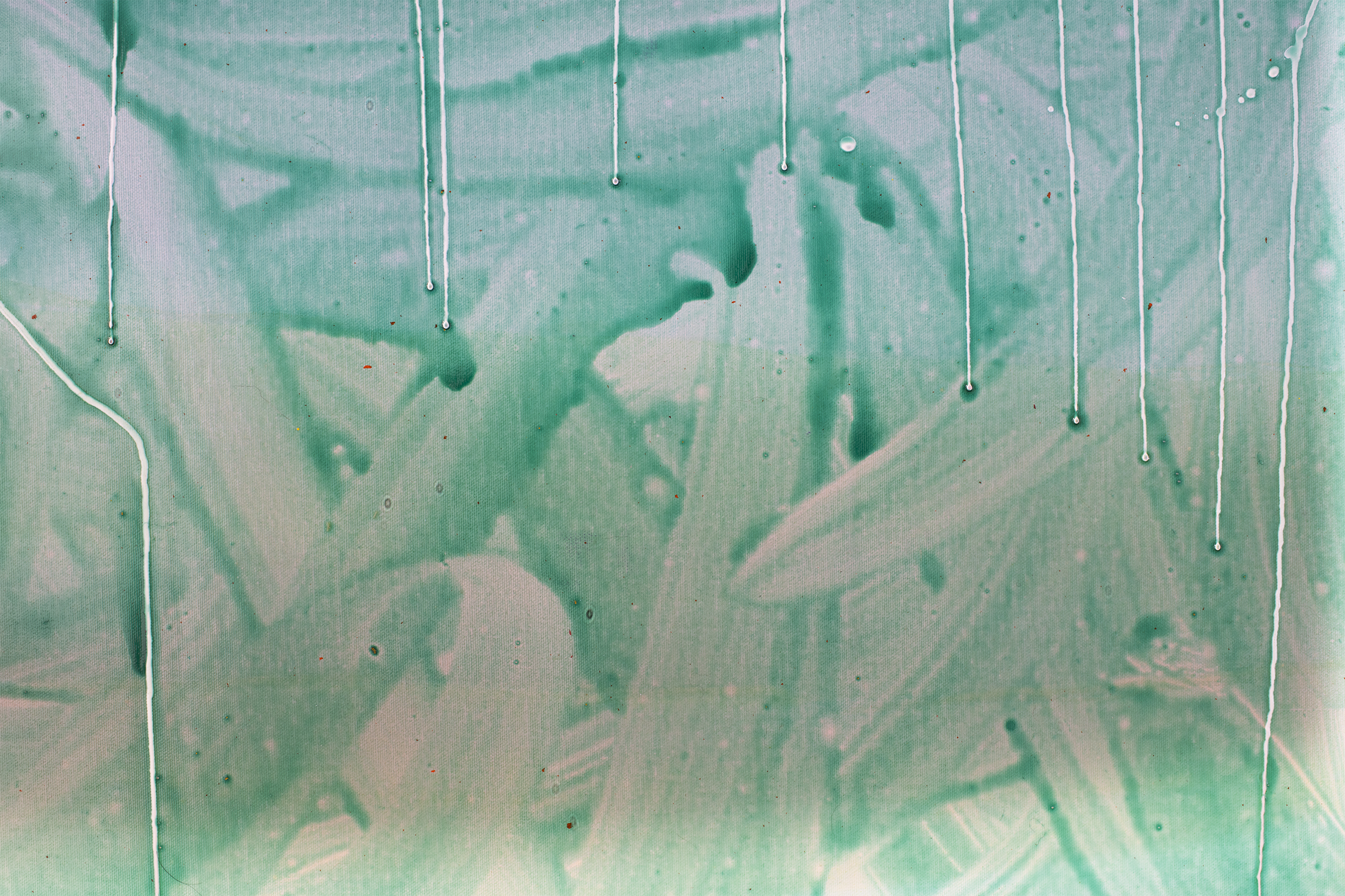 messygreengravity, inkjet print, ink, varnish, 60 x 120cm on daguerreotype canvas